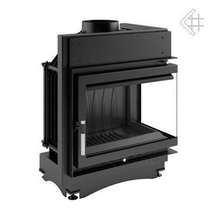 Каминная топка Kratki Maja/P/BS (угловое стекло справа) Амазонка бай фото в Минске