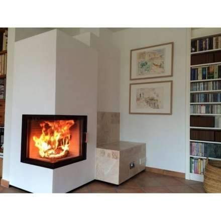 Каминная топка Austroflamm 55x55x68 K угловая с распашной дверцей в Минске