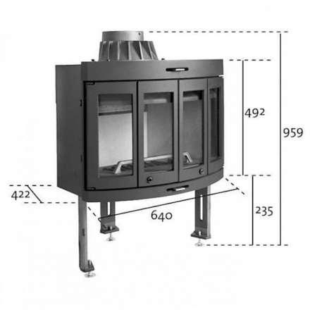 Каминная топка Jotul I400 Harmony в Минске
