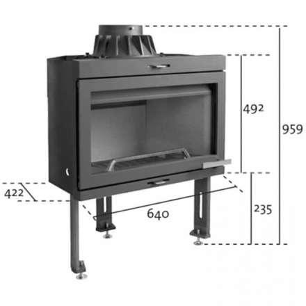 Каминная топка Jotul I 400 Panorama в Минске