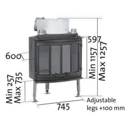 Каминная топка Jotul I 18 Harmony в Минске