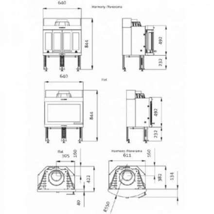 Каминная топка Jotul I 400 Flat BP в Минске