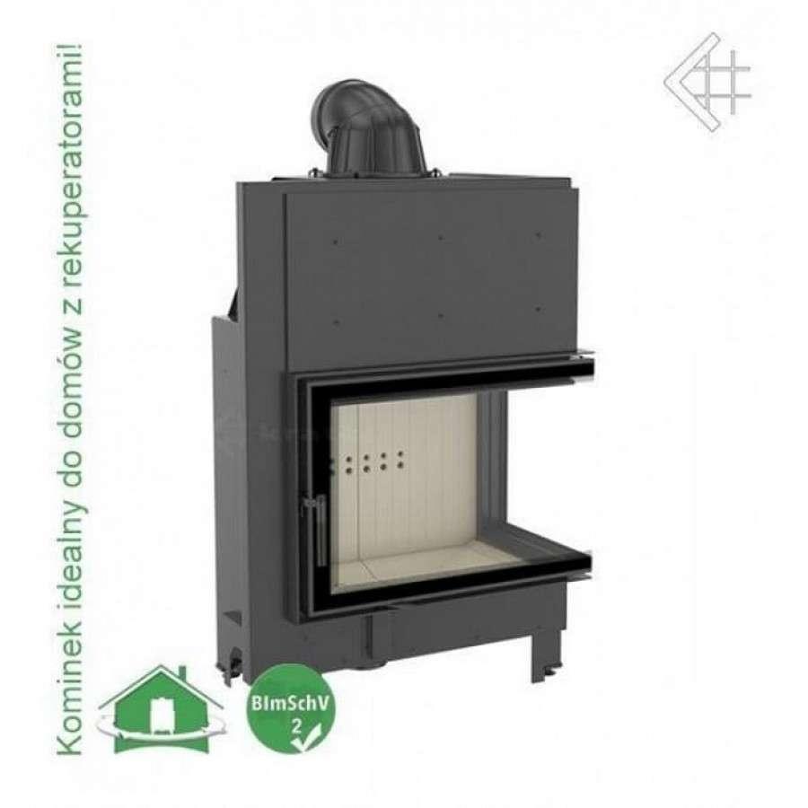 Каминная топка Kratki MBA/P/BS (угловое стекло справа) Амазонка бай фото в Минске