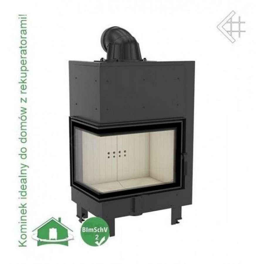 Каминная топка Kratki MBZ/P/BS (угловое стекло справа) Амазонка бай фото в Минске