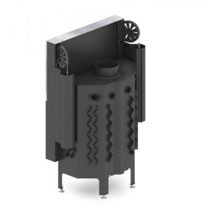 Каминная топка Hitze ALBERO 11 KW горизонтальная гильотина с водяным контуром в Минске