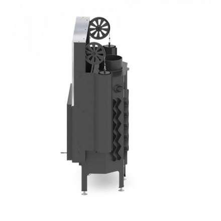 Каминная топка Hitze ALBERO 9 KW горизонтальная гильотина с водяным контуром в Минске