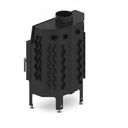 Каминная топка Hitze ALBERO 9 KW левосторонняя гильотина с водяным контуром в Минске