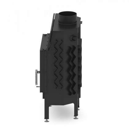 Каминная топка Hitze ALBERO 9 KW левосторонняя гильотина с водяным контуром в Минске