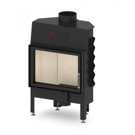 Каминная топка Hitze ALBERO 9 KW левосторонняя гильотина с водяным контуром в Минске