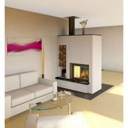 Каминная топка Austroflamm 80x64 SII 2.0 – сквозная топка в Минске