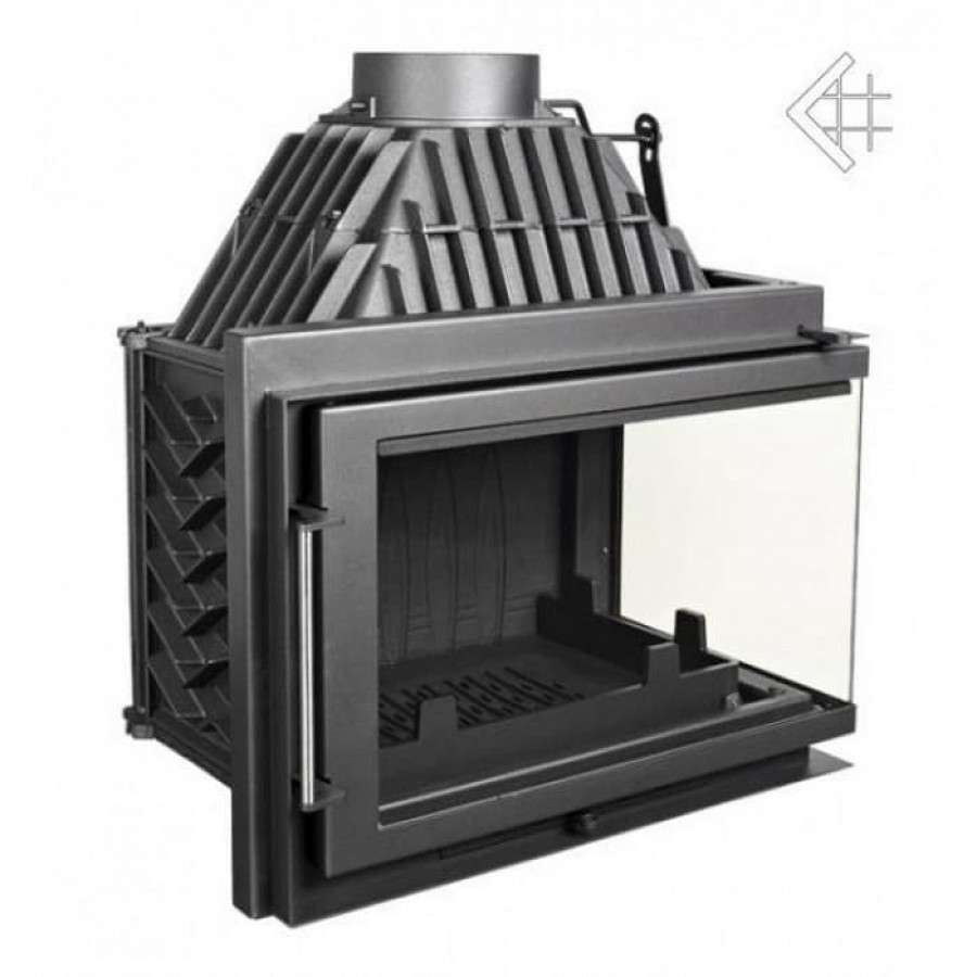 Каминная топка Kratki Zuzia/P/BS (угловое стекло справа) купить в Минске