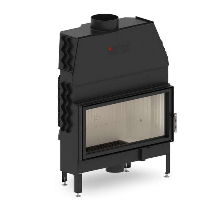 Каминная топка Hitze ALBERO 19 KW левосторонняя горизонтальная гильотина Амазонка бай фото в Минске