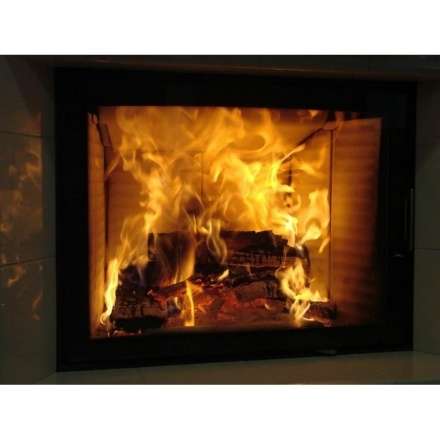 Каминная топка Austroflamm 75x57 S 2.0 подъёмный механизм, плоское стекло в Минске