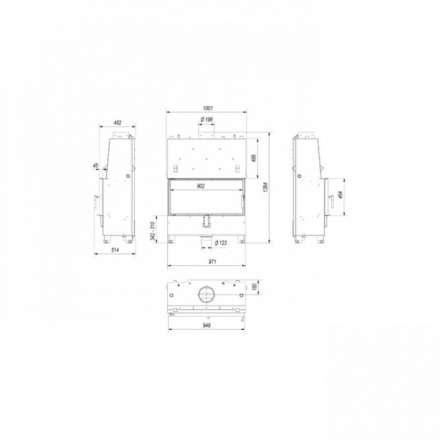 Каминная топка Kratki Lucy/PW/20/W в Минске