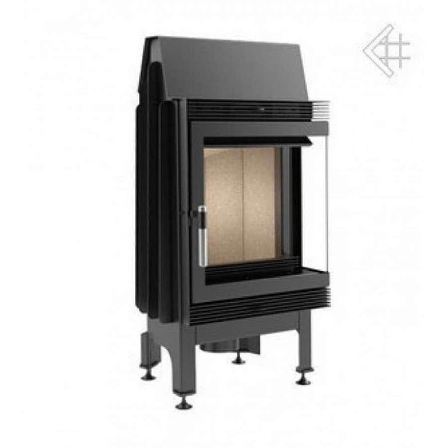 Каминная топка Kratki Blanka/P/BS (угловое стекло справа) Амазонка бай фото в Минске