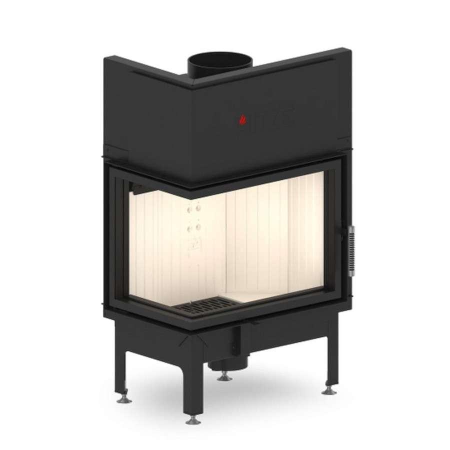 Каминная топка Hitze ALBERO 11 KW левосторонняя горизонтальная Амазонка бай фото в Минске