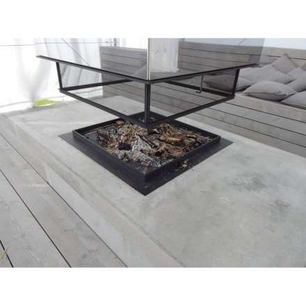 Топка-камин Brunner Urfeuer 4free 70 , открытая в Минске