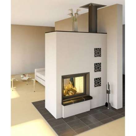 Каминная топка Austroflamm 75x51 SII 2.0 подъёмный механизм сквозная топка в Минске