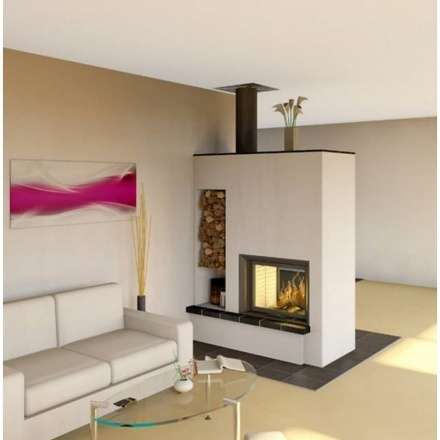 Каминная топка Austroflamm 75x51 SII 2.0 подъёмный механизм сквозная топка в Минске