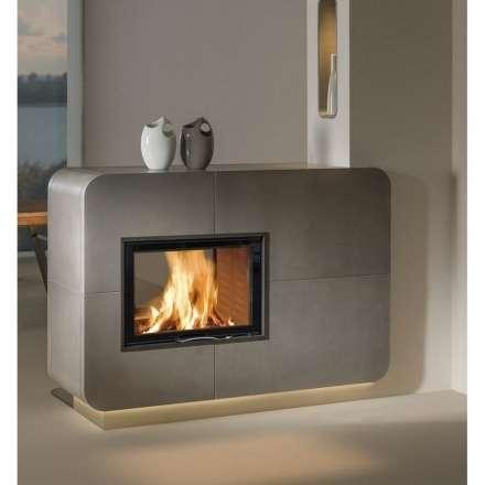 Каминная топка Austroflamm 75x51 SII 2.0 подъёмный механизм сквозная топка в Минске