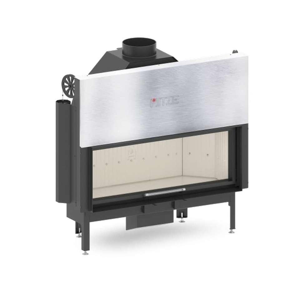 Каминная топка Hitze ALBERO 25 KW горизонтальная гильотина Амазонка бай фото в Минске