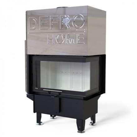 Каминная топка DEFRO HOME RIVA SM BL G SHORT угловая с водяным контуром и подъемом стекла вверх в Минске