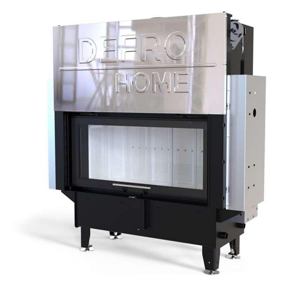 Каминная топка Defro Home RIVA LA G SHORT с водяным контуром и подъемом стекла вверх Амазонка бай фото в Минске