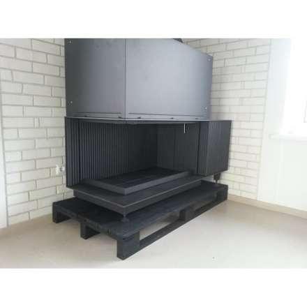 Топка-камин Brunner Urfeuer 50/88/44 угловой , открытая в Минске