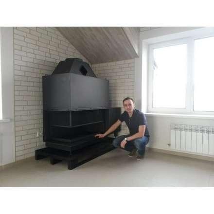 Топка-камин Brunner Urfeuer 50/88/44 угловой , открытая в Минске