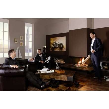 Топка-камин Brunner Urfeuer 50/44/88/44 панорама , открытая в Минске