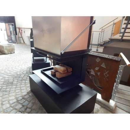 Топка-камин Brunner Urfeuer 50/44/88/44 панорама , открытая в Минске