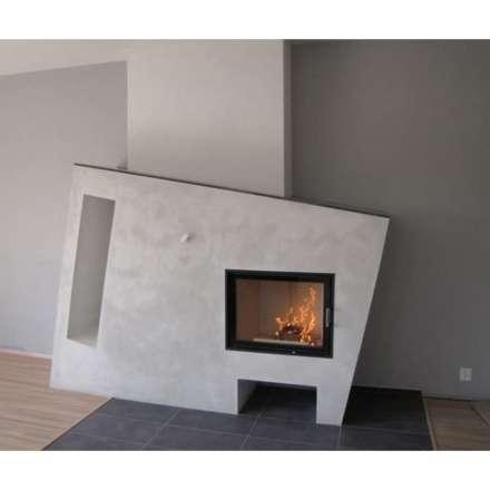 Каминная топка Austroflamm 75x57 K распашная дверца, плоское стекло в Минске