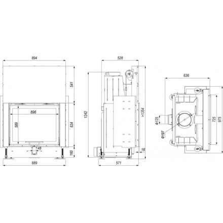 Каминная топка PORTAL ME G в Минске