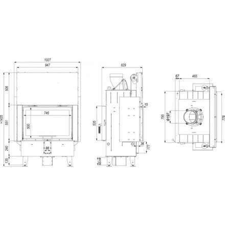 Каминная топка DEFRO HOME INTRA ME T G в Минске