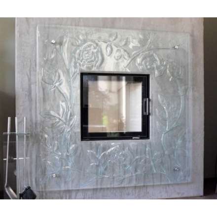 Каминная топка Austroflamm 55x51 K распашная дверца, радиальное стекло в Минске