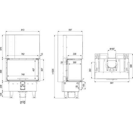 Каминная топка DEFRO HOME INTRA SM C G в Минске