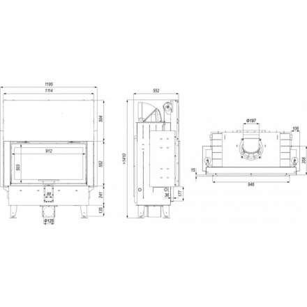 Каминная топка DEFRO HOME INTRA LA G в Минске