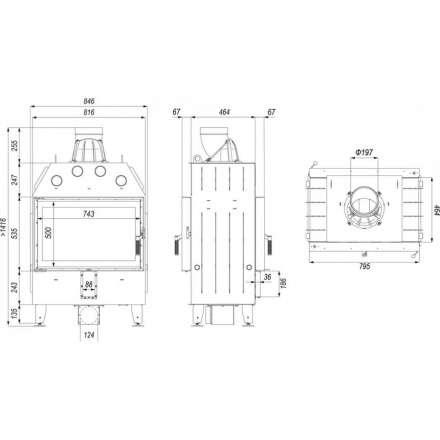 Каминная топка DEFRO HOME INTRA ME T в Минске