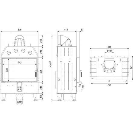 Каминная топка DEFRO HOME INTRA ME в Минске