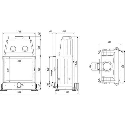 Каминная топка PORTAL ME в Минске