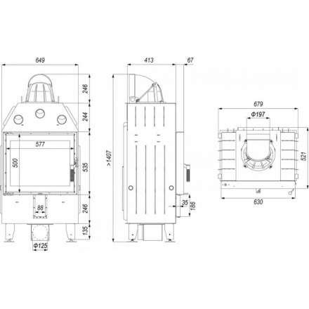 Каминная топка DEFRO HOME INTRA SM в Минске