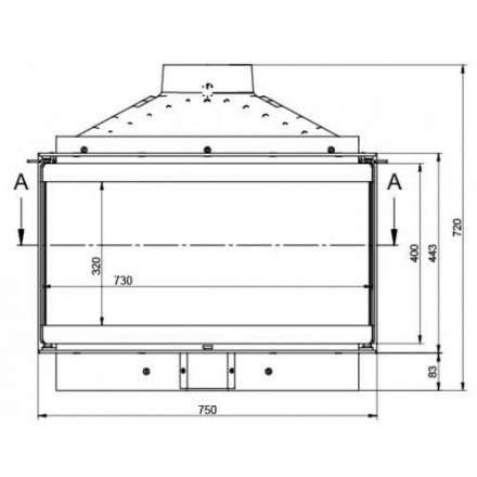 Каминная топка KFD ECO iMAX 7 3F standard в Минске