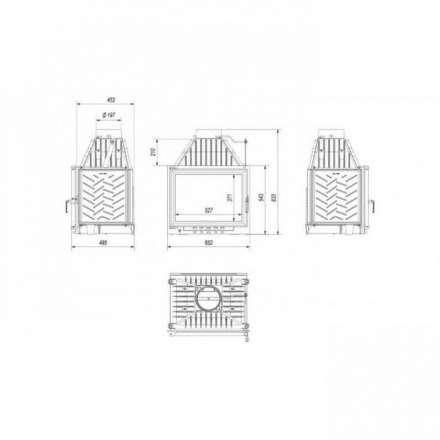 Каминная топка Kratki ZUZIA/ECO в Минске
