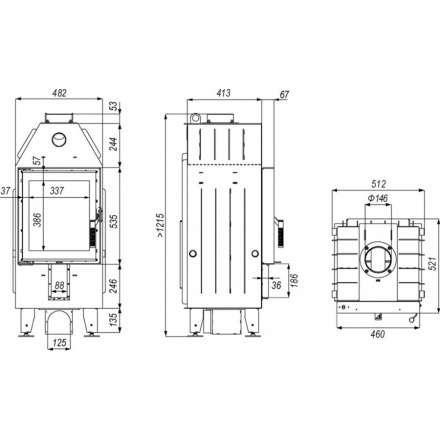 Каминная топка DEFRO HOME INTRA XSM в Минске