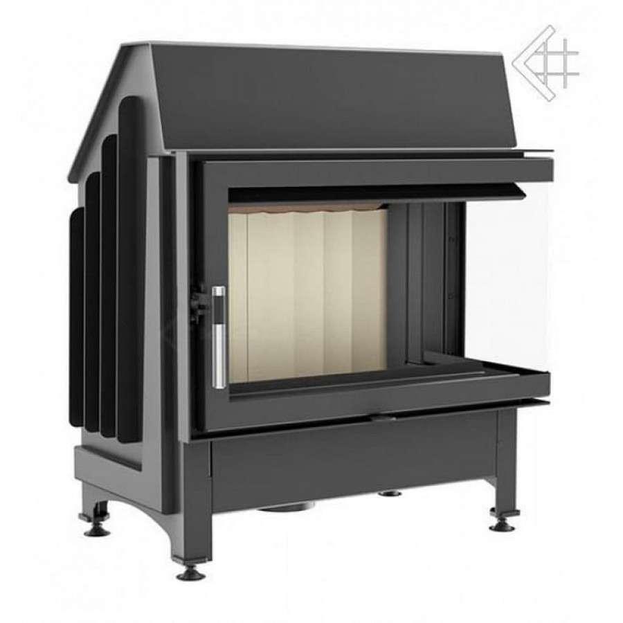 Каминная топка Kratki Zibi/P/BS (угловое стекло справа) Амазонка бай фото в Минске