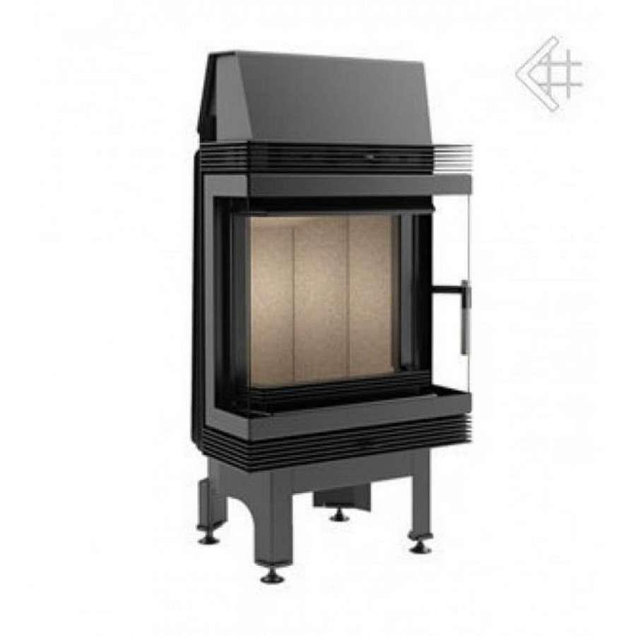 Каминная топка Kratki Blanka LP/BS (угловое стекло слева-справа) Амазонка бай фото в Минске