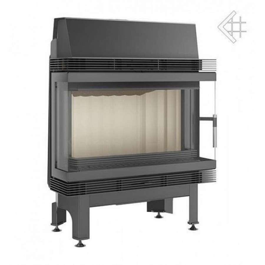 Каминная топка Kratki Blanka 670/570/LP/BS (угловое стекло слева-справа) Амазонка бай фото в Минске