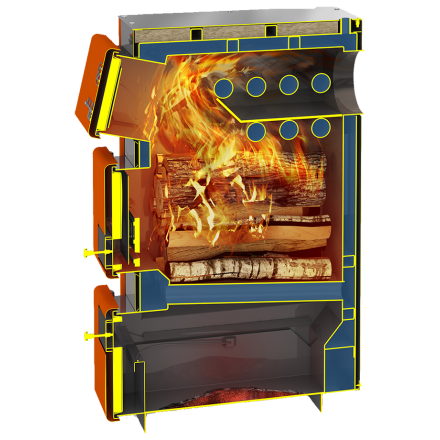 Твердотопливный котел Теплодар Куппер ПРО-28 (2.0) Амазонка бай фото в Минске