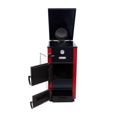 Котел твердотопливный стальной Сибирь-GEFEST КВО 40 ТЭ Амазонка бай фото в Минске