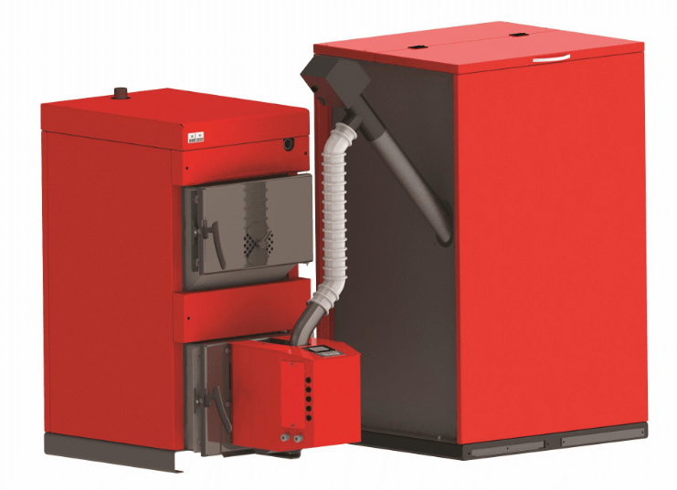 Твердотопливный котел BURNiT WBS-N 30 с пеллетной горелкой купить в Минске